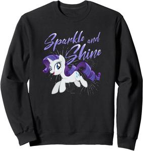 Толстовка My Little Pony: Friendship Is Magic Rarity Sparkle And Shine, черная