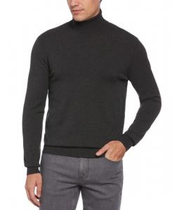 Мужской свитер с высоким воротником Perry Ellis, Charcoal Heather