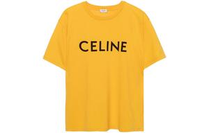 Футболка мужская желтая Celine, желтый