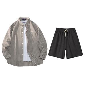 Футболка унисекс FAX FOR FMACM, серо-черные шорты