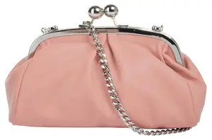 Сумка через плечо Samantha Look, натуральная кожа, производство Италия, розовый