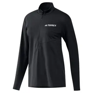Лонгслив adidas Terrex Multi Climacool half zip, черный