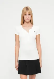 Базовая футболка-поло henley Hollister Co., White