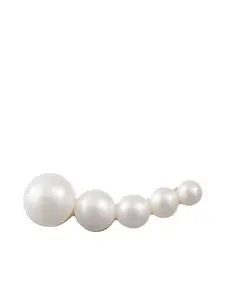 Серьги Petit Croissant Japonais из переработанного желтого золота 14 карат с пресноводным жемчугом Sophie Bille Brahe, золотой