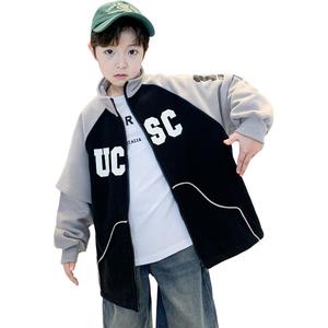 Детская куртка с воротником стойкой Moderate EASTERN CAMEL, черный