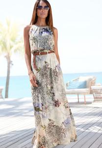 Платье Buffalo Maxi dress, Rosa-Lila Bedruckt/Pink