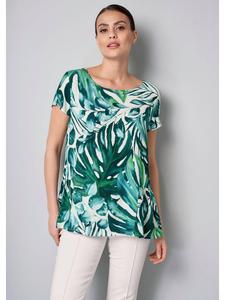 Alba Moda Блузка без рукавов зеленого цвета