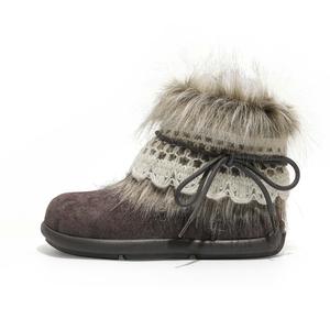 Термические короткие ботинки женские Take the Qin, светло-серый