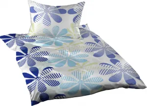 Постельное белье 140x200 + 70x90 см, хлопок перкаль, 31142, синий Gerald Wittmann