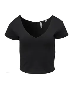 Черная женская футболка с коротким рукавом Guess, черный