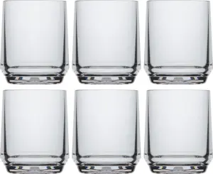 Набор из 6 стаканов для воды, небьющиеся - Багамские острова, прозрачные Marine Business