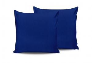 L'Essentiel Linge de Maison, Dark Blue, Комплект наволочек (2 шт.) (Франция), темно-синий, 100 % ХЛОПОК RANFORCE, 60 x 60 см