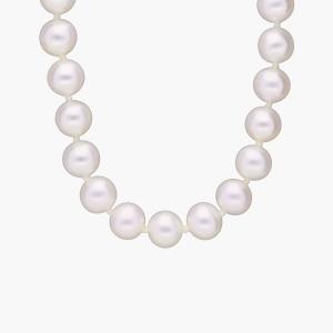 16-дюймовое ожерелье из пресноводного культивированного жемчуга из 14-каратного желтого золота (7,5-8,0 мм) Blue Nile