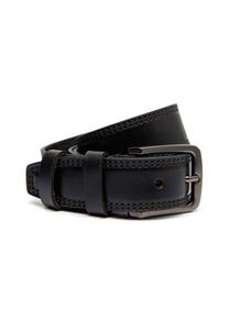 Ремень Manovo кожаный The Chesterfield Brand, черный