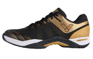 ВИКТОР Против скольжения и износостойкие дышащие низкие кроссовки для бадминтона унисекс черные