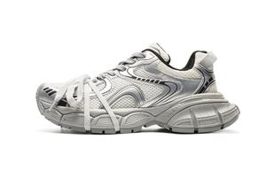 Низкие массивные кроссовки Unisex MR.PESIN, серебряный