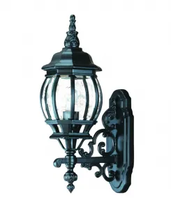 Современный настенный светильник со стеклянным плафоном для дома и офиса Slickblue, черный