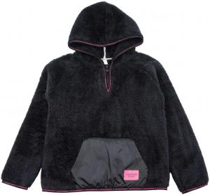 Толстовка с капюшоном Calvin Klein Youth с флисовой подкладкой и искусственным мехом, Black