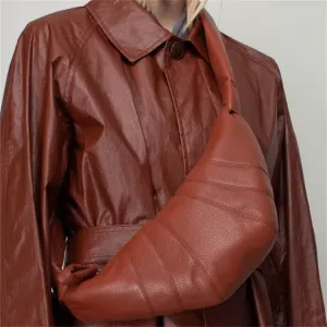 Сумка-круассан Croissant Cow Leather, сумка-круассан, маленькая сумка через плечо, кроссбоди Lemaire, basic set (bag+dust bag)