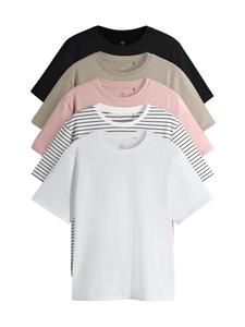 Рубашка The Set, светло-коричневый/темно-розовый/черный/белый