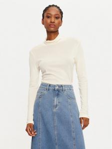 Водолазка slim fit Jolini 14102279 Vila, экрю