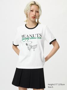 Футболка UT с графикой Peanuts Uniqlo, 00 white