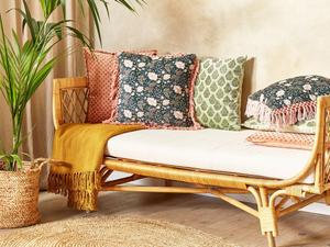 Декоративные подушки набор из 2-х штук Beliani, бирюзовый