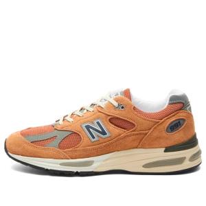 Кроссовки 991V2 New Balance, оранжевый