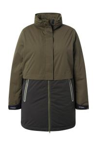 Плащ Ulla Popken, оливковый/черный