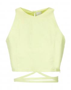 Кроп-топ Lace-Up Crop Top 8 By Yoox, лаймовый