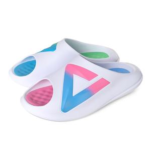 PEAK Очень маленькие толстые тапочки-слайды унисекс розово-голубые