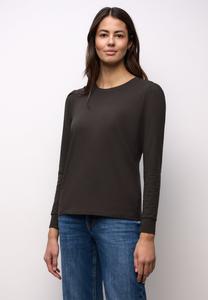 Топ Street One Long sleeved top, Braun/Brown