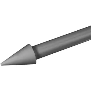 Наконечник для карниза Liedeco «Power», (комплект, 1 шт.), для карнизов Ø 20 мм, цвет aluminiumfarben