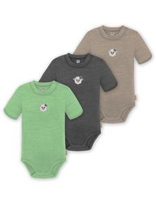 Комбинезон/боди normani Tihoi, бежевый/зеленый/черный