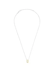 Золотое ожерелье с кулоном Tous, серебряный