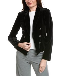 Блейзер из бархата от Джозефа Рибкоффа Joseph Ribkoff, черный