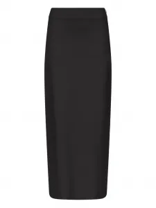 Длинная юбка прямого кроя LouLou de Saison, черный