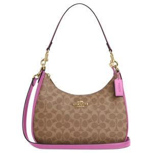 COACH Терри тканевая сумка полумесяц Портативная сумка через плечо Большая женская сумка через плечо