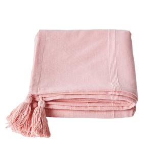Праздничное одеяло в стиле Раджпут, 255/360 см, 100% хлопок Homescapes, розовый