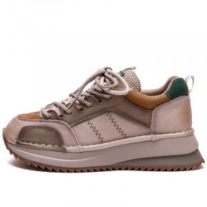 Женские кроссовки с низким, массивным верхом, устойчивые к истиранию MATA, Yellow