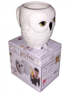 Кружка Гарри Поттера в подарочной коробке - кофейная кружка Сова Букля 350 мл белого цвета Harry Potter