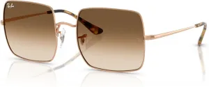 Женские солнцезащитные очки Ray-Ban RB1971 Square, Rose Gold/Clear Gradient Brown