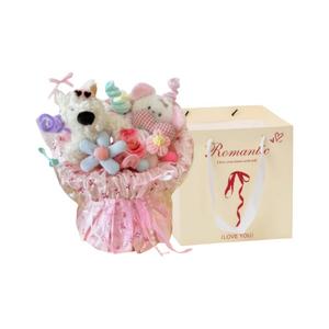 AIQINGCAOZHILIAN(WANJU) Игрушка West Highland White Terrier букет кукла плюшевая кукла высота 30см