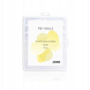 Верхние формы Салон квадрат, 120 шт. PB Nails