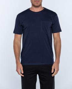 Футболка с коротким рукавом, Basix Punto Blanco, темно-синий