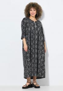 Платье Ulla Popken SNAKE PRINT 3/4 SLEEVE, Graphite Grey/Grey