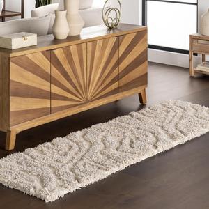 nuLOOM Daisy Abstract ковер-дорожка 77 x 244 см, для гостиной, спальни, столовой, прихожей, коридора, кухни, Daisy Grey