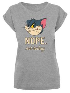 Футболка F4NT4STIC T-Shirt Tom and Jerry TV Serie Nope Not Today, пятнистый серый