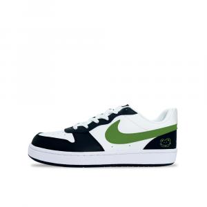 Nike Court Borough Sprite Green нескользящие устойчивые к истиранию низкие детские скейтбординг кроссовки White