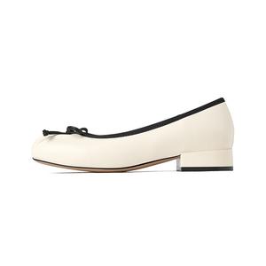 Туфли Мэри Джейн женские бежевый/черный Josiny